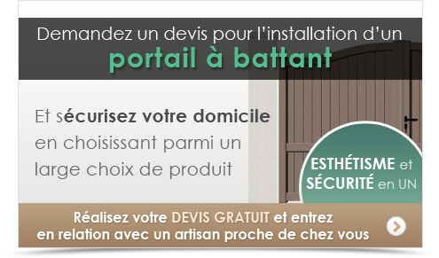 Demandez un devis pour l’installation d’un portail à battant et sécurisez votre domicile en choisissant parmi un large choix de portail